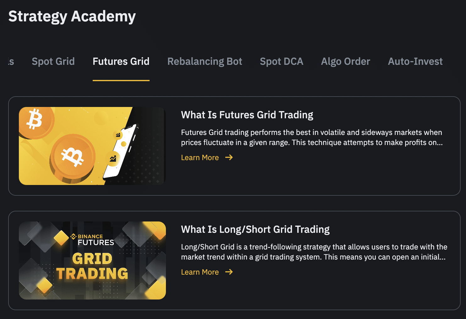 Binance Strategy Academy