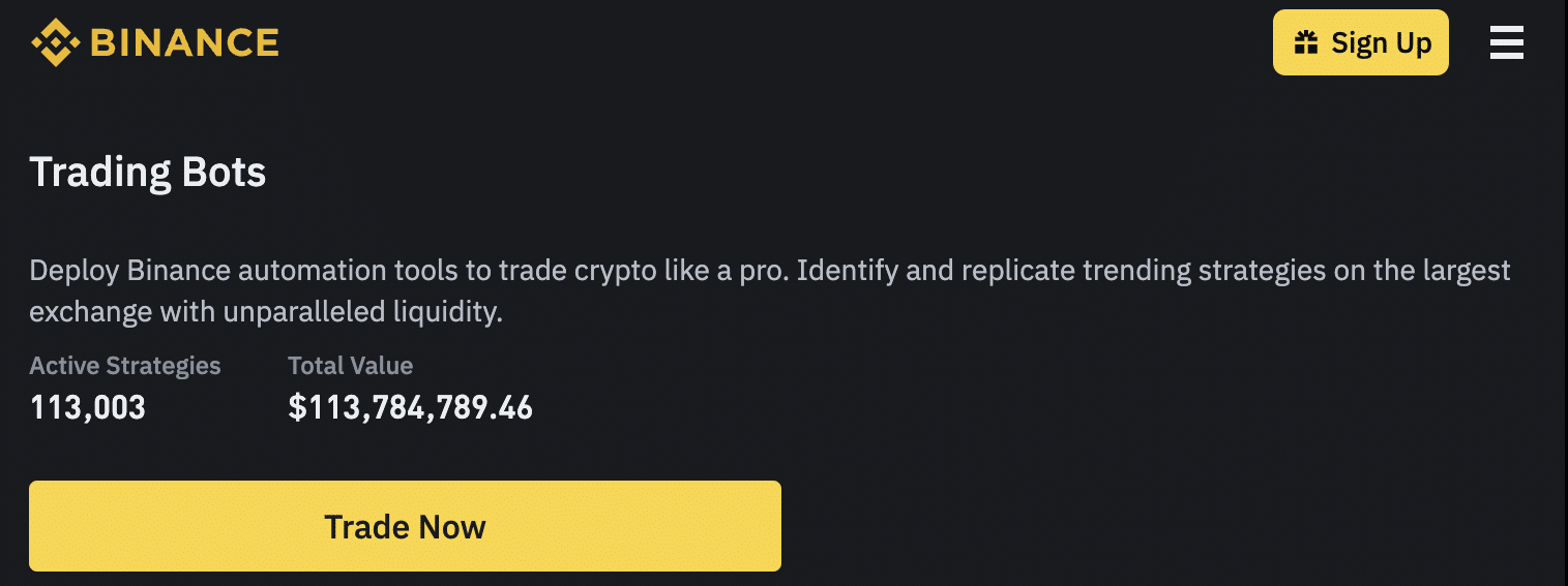 Binance Trading Bots