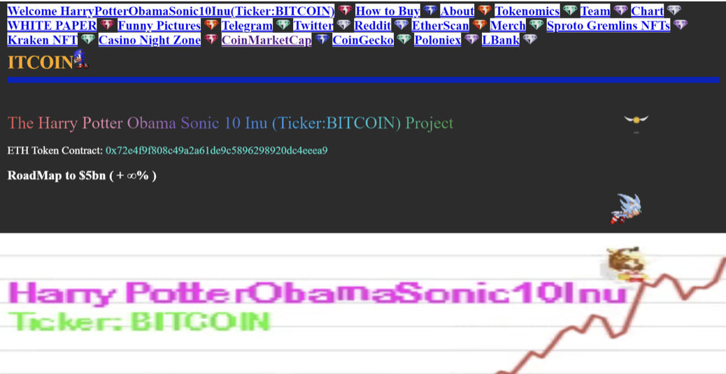 HarryPotterObamaSonic10Inu (BITCOIN)