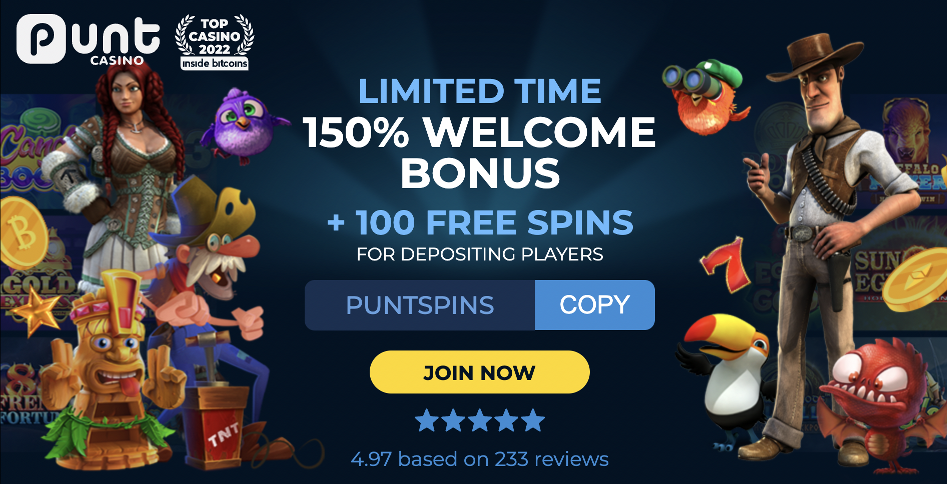 Punt Casino Bitcoin Crash games